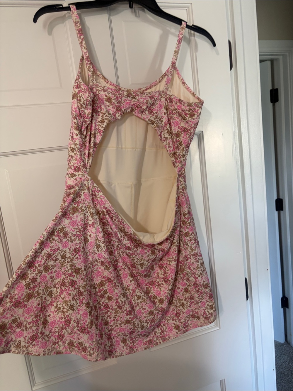 JoyLab Pink Floral Active Mini Dress - Picture 7 of 8